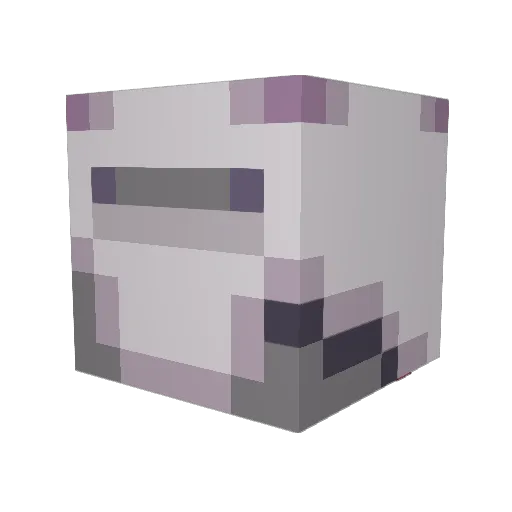NixMaker Minecraft avatar head, 3D render