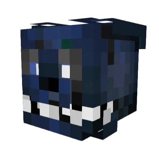 NixNik_HD Minecraft avatar head, 3D render