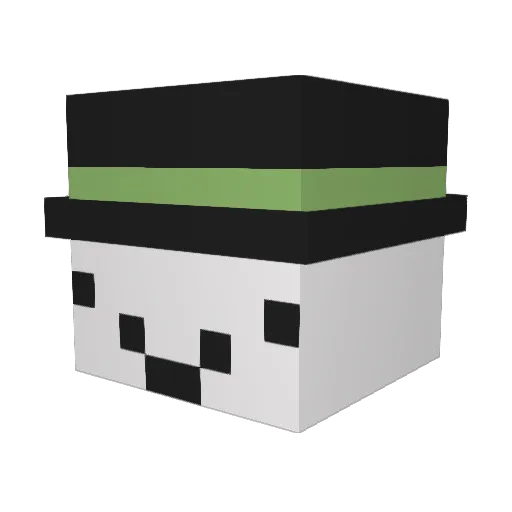 NixPlayz_ Minecraft avatar head, 3D render