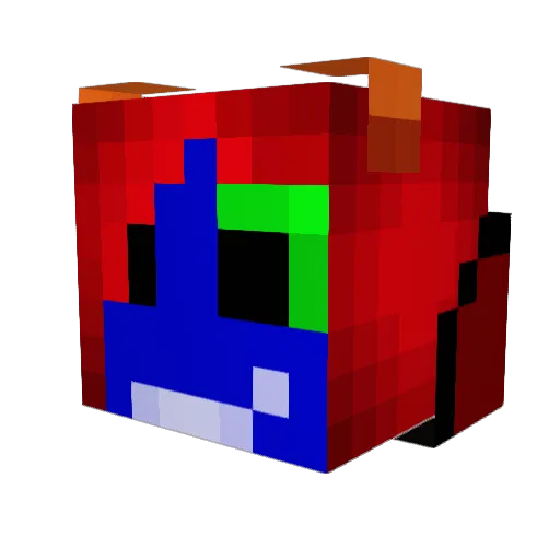 NixTheFae Minecraft avatar head, 3D render