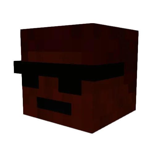 Nix_637 Minecraft avatar head, 3D render