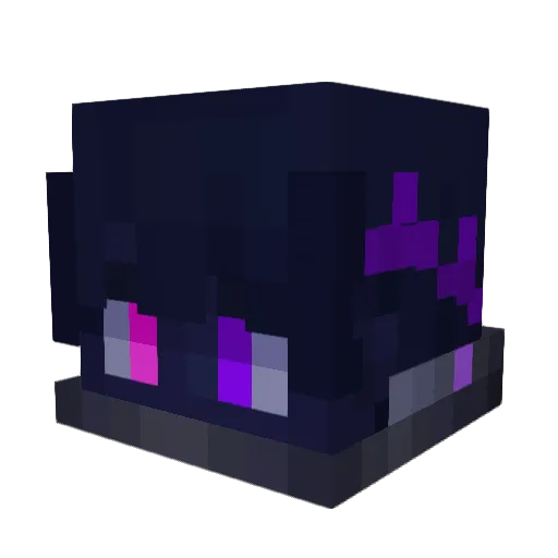 Nixcentric Minecraft avatar head, 3D render
