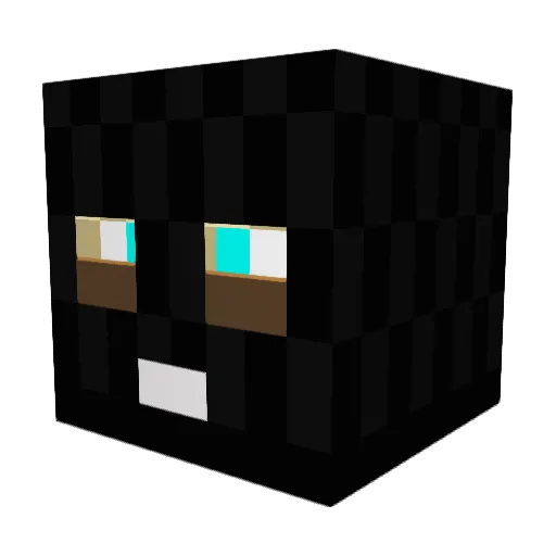 Nixmann Minecraft avatar head, 3D render