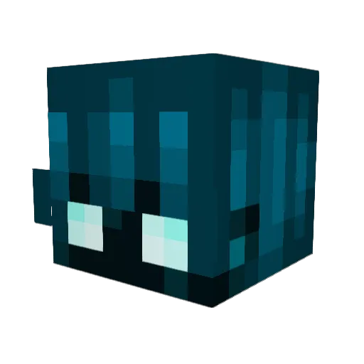 NixnSS Minecraft avatar head, 3D render