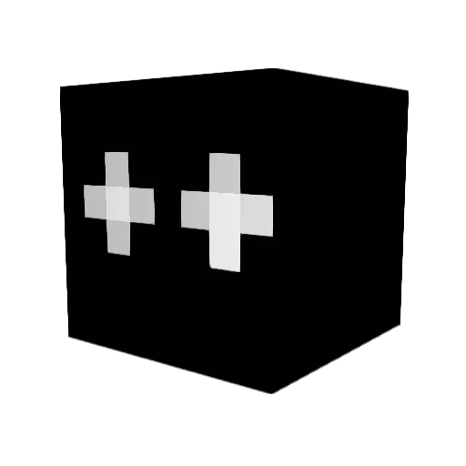 Nixotics Minecraft avatar head, 3D render