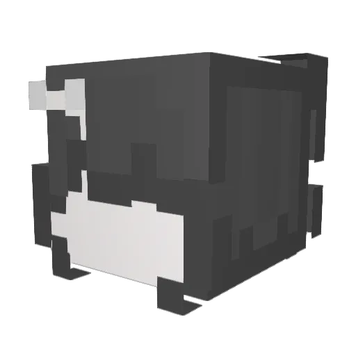Niyv Minecraft avatar head, 3D render