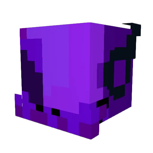 NizPa Minecraft avatar head, 3D render