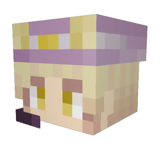 Nizari_L9 Minecraft avatar head, 3D render