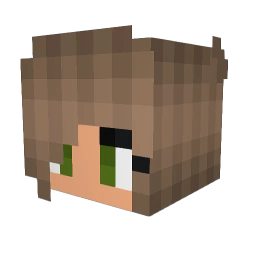 NizeGuy95 Minecraft avatar head, 3D render