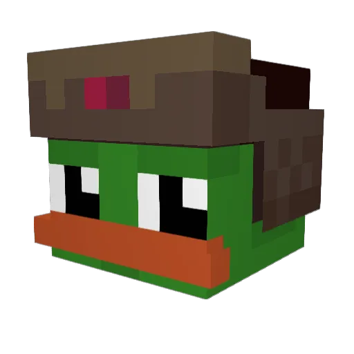 Nizel1337 Minecraft avatar head, 3D render