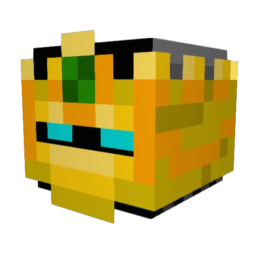 Nizmo_R33 Minecraft avatar head, 3D render