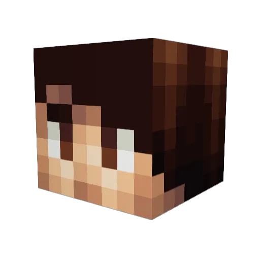 Nizzy714 Minecraft avatar head, 3D render