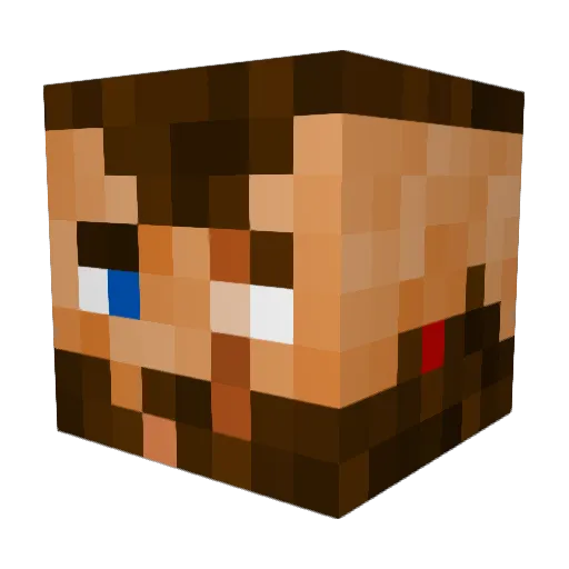Njord104th Minecraft avatar head, 3D render