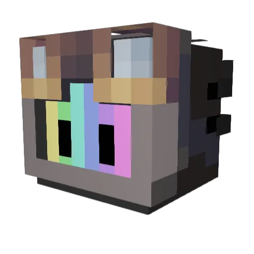 NjordTheBold Minecraft avatar head, 3D render