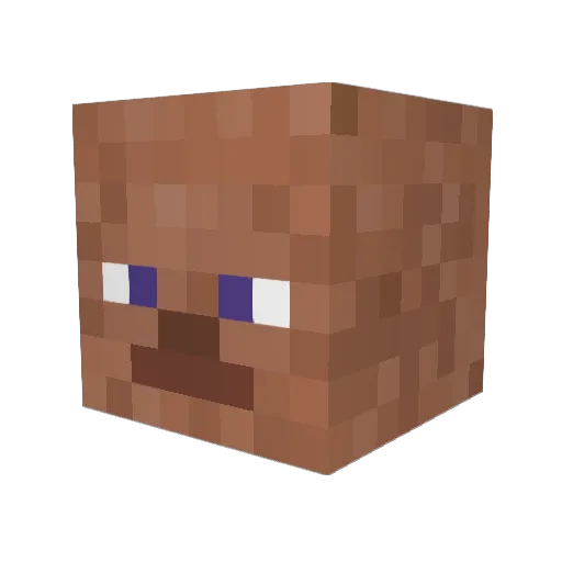 NlCK12 Minecraft avatar head, 3D render
