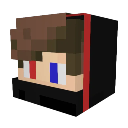 Nmb1Gamer Minecraft avatar head, 3D render