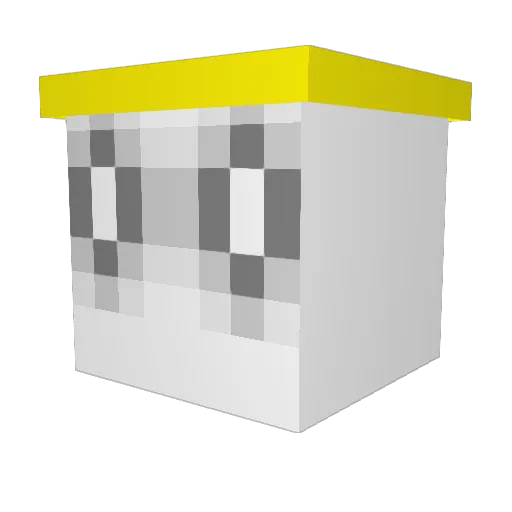 Nnumbaby Minecraft avatar head, 3D render
