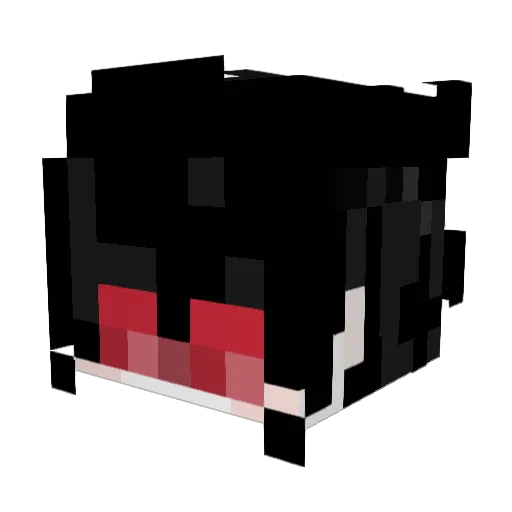 No0a1 Minecraft avatar head, 3D render