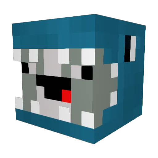 No0bious Minecraft avatar head, 3D render