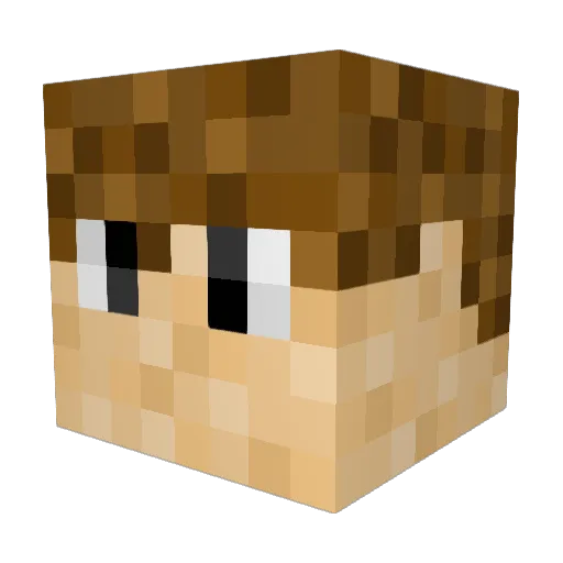 No0rtz Minecraft avatar head, 3D render