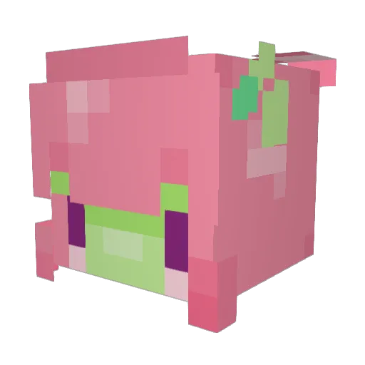 No1BoxEater Minecraft avatar head, 3D render