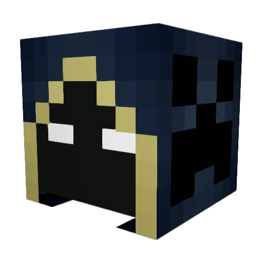 No3xi Minecraft avatar head, 3D render