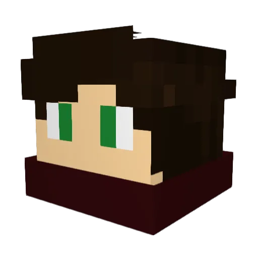 No4h69 Minecraft avatar head, 3D render