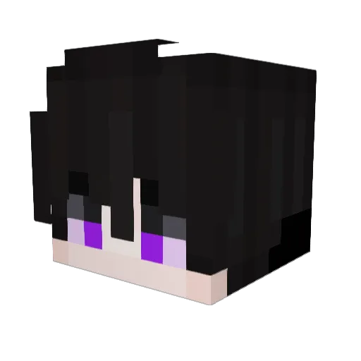 No8Crits Minecraft avatar head, 3D render