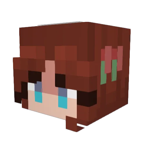 NoAuthority Minecraft avatar head, 3D render