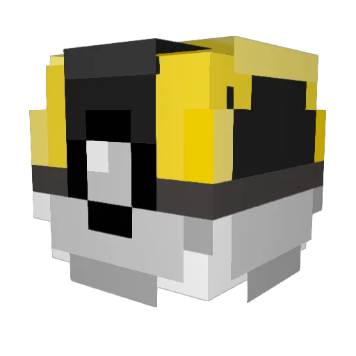 NoBanMan Minecraft avatar head, 3D render