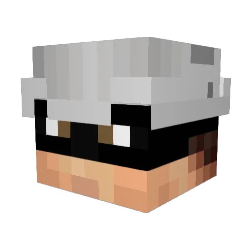 NoBingus Minecraft avatar head, 3D render