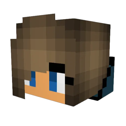 NoBody0514 Minecraft avatar head, 3D render