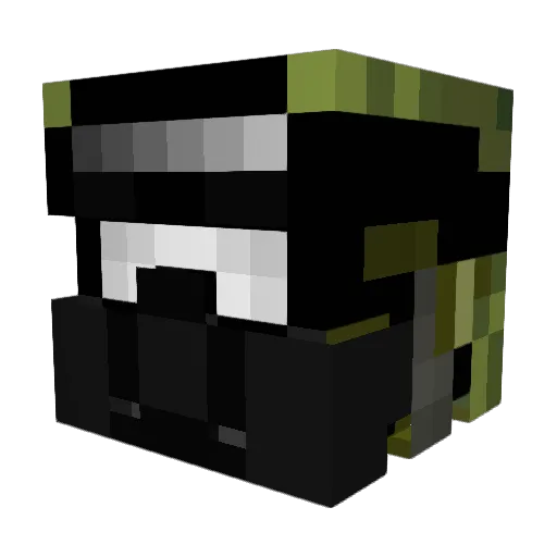 NoBrownie Minecraft avatar head, 3D render