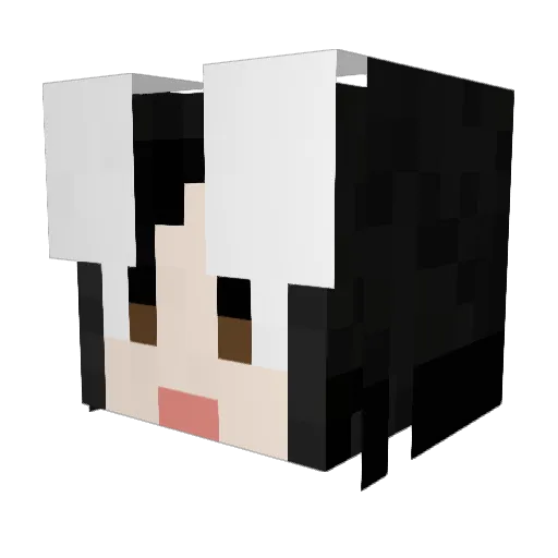 NoCakez Minecraft avatar head, 3D render