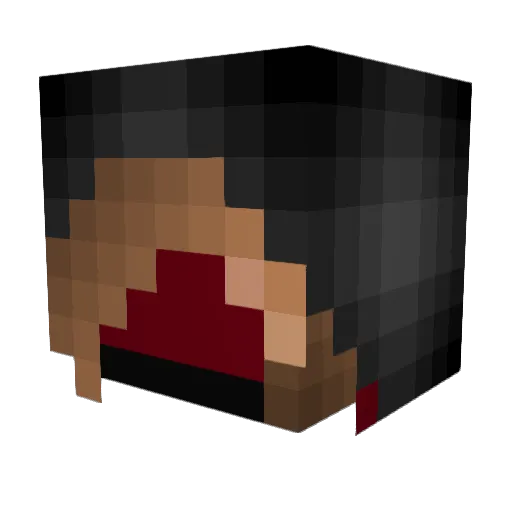 NoCertaintyy Minecraft avatar head, 3D render