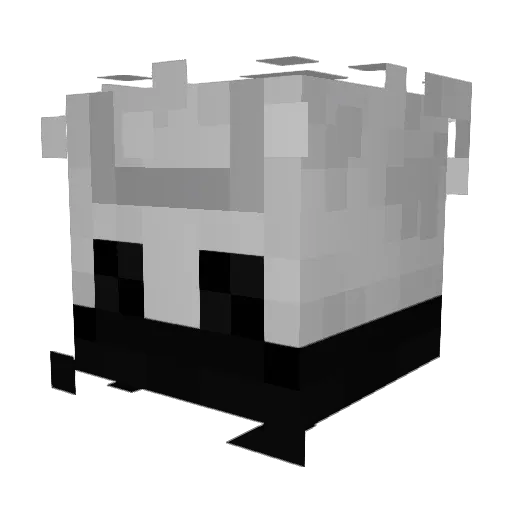 NoFaltz Minecraft avatar head, 3D render