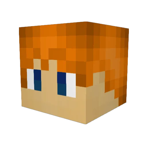 NoFantazyy Minecraft avatar head, 3D render