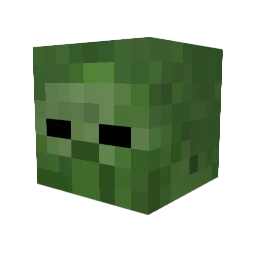 NoFear_171 Minecraft avatar head, 3D render