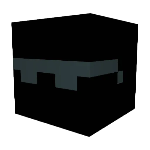 NoFibs Minecraft avatar head, 3D render