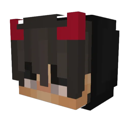 NoFps_ Minecraft avatar head, 3D render