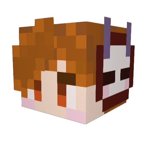NoGoodNG Minecraft avatar head, 3D render