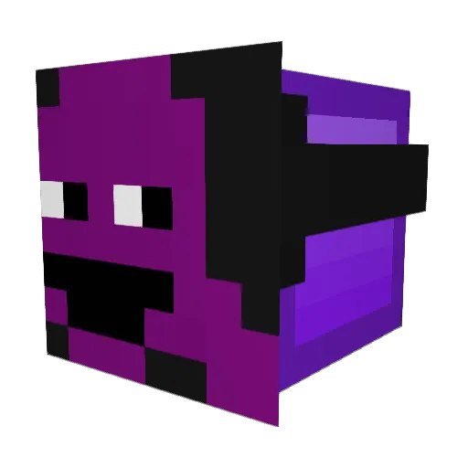 NoHack_JustSnack Minecraft avatar head, 3D render