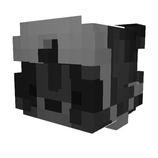 NoHackinq Minecraft avatar head, 3D render