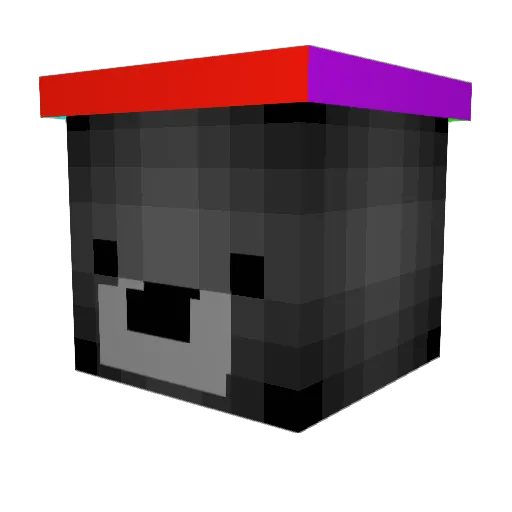NoHacksJustSpeed Minecraft avatar head, 3D render