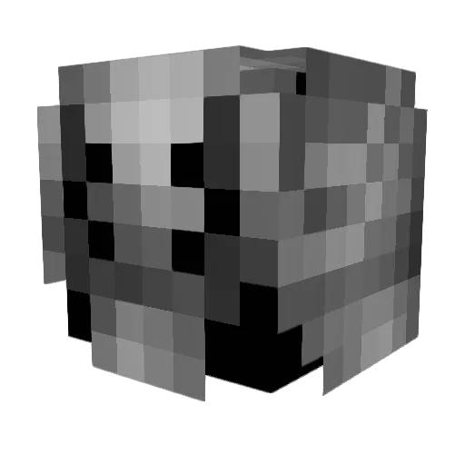 NoHacksJustSrb Minecraft avatar head, 3D render