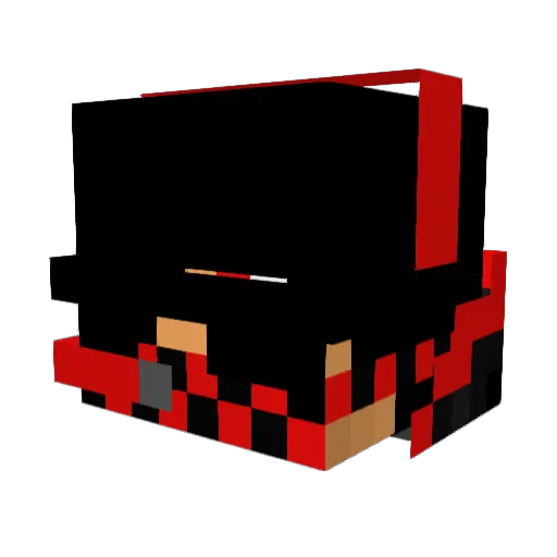NoHaxJustCanAim Minecraft avatar head, 3D render