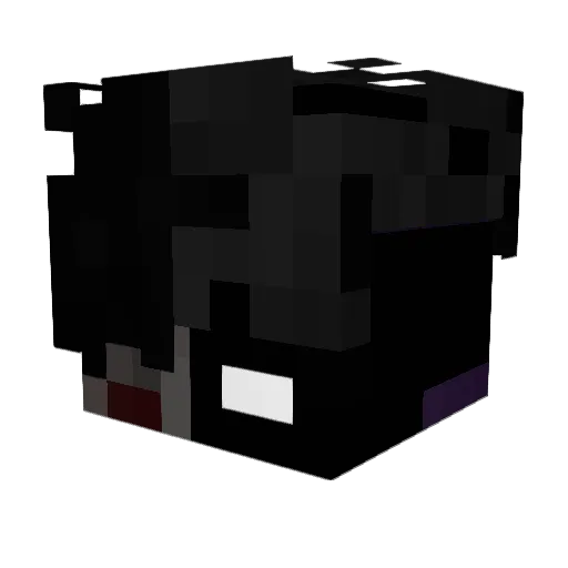 NoHitByFear Minecraft avatar head, 3D render