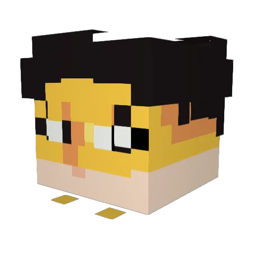 NoIce4You Minecraft avatar head, 3D render