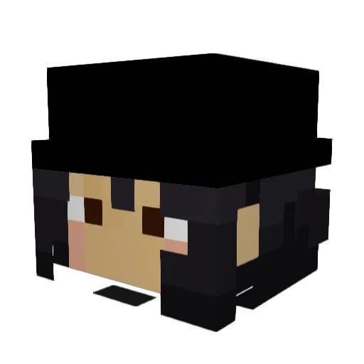NoJuanElse Minecraft avatar head, 3D render