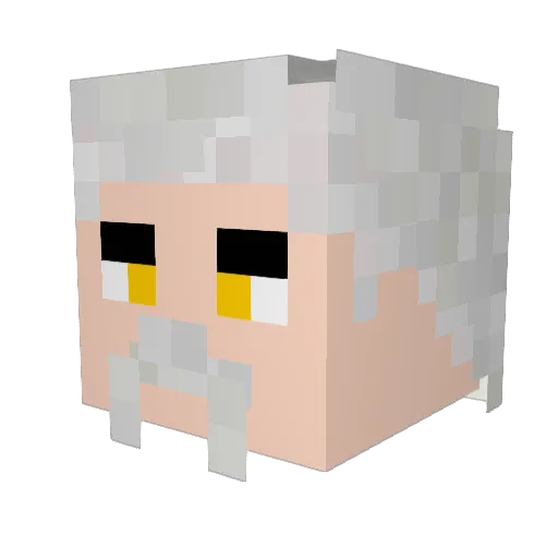 NoLife313 Minecraft avatar head, 3D render